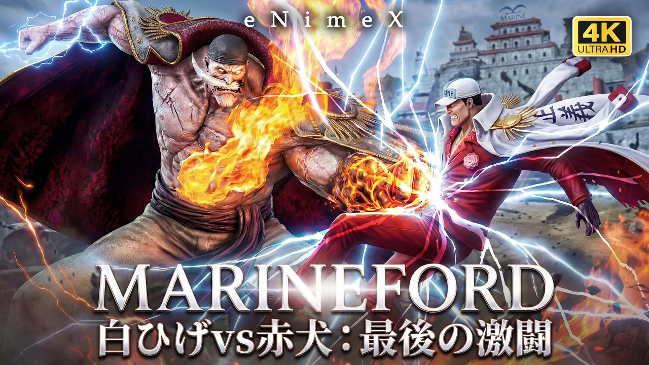 9-Whitebeard vs Akainu — Part 6